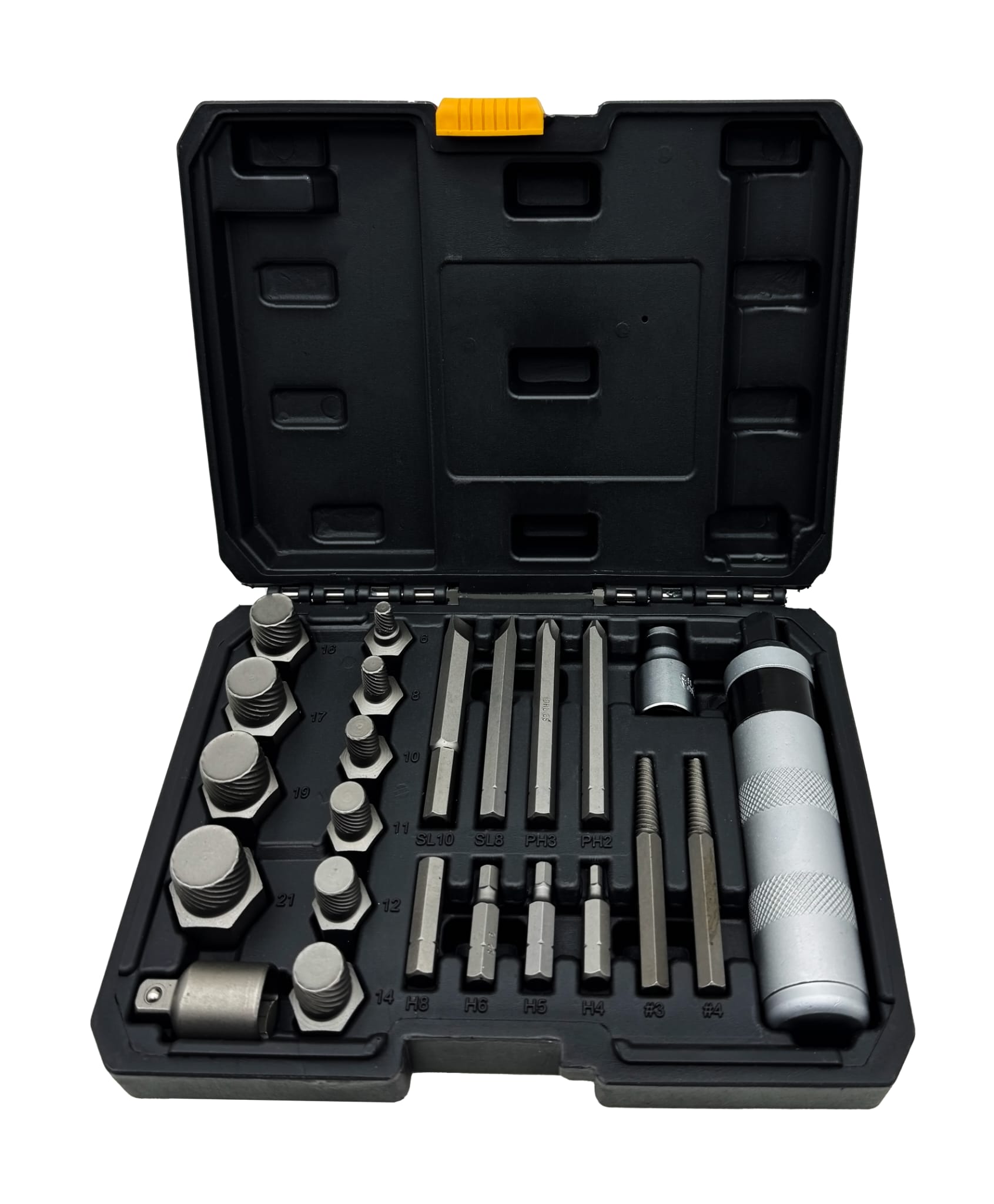 Coffret d’extracteurs avec tournevis a frapper