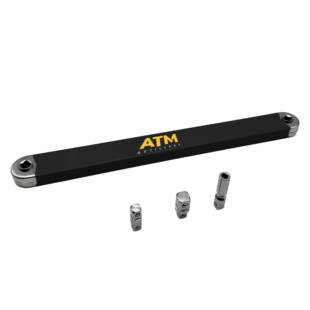 Coffret de clé d’extension avec adaptateurs