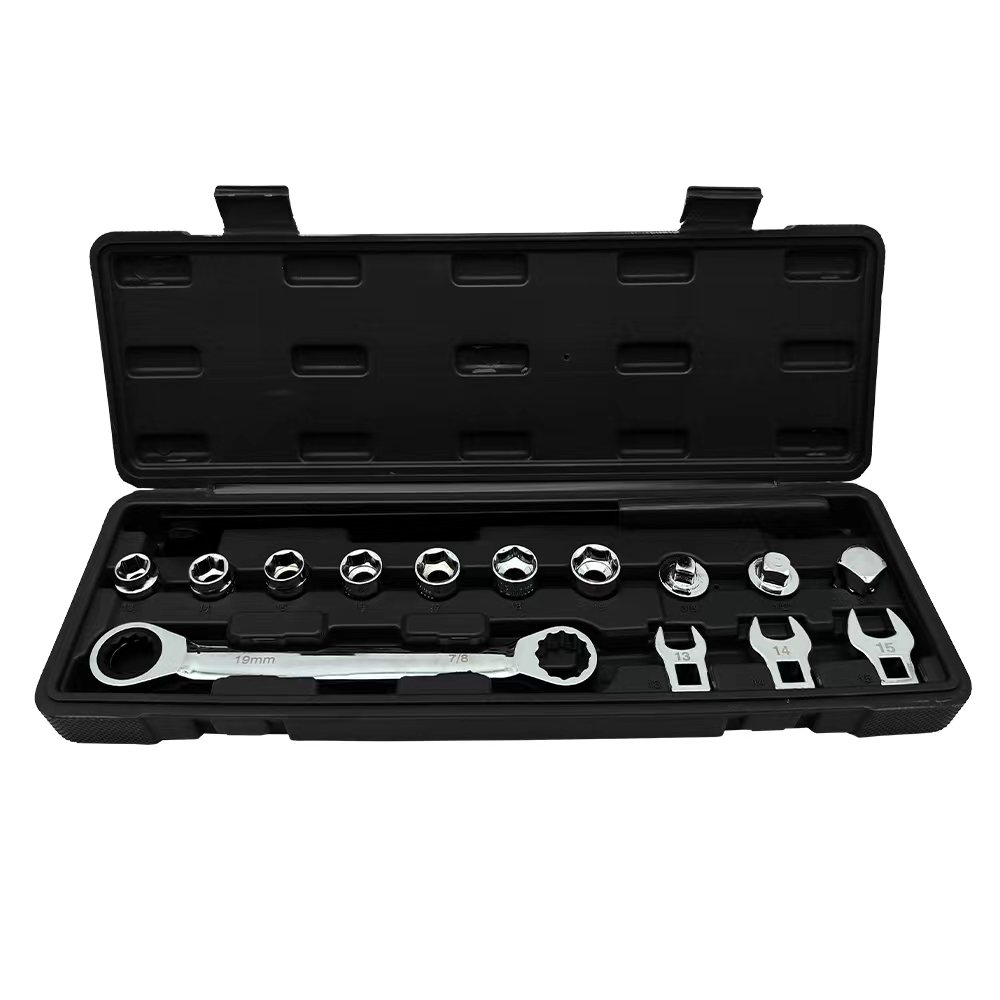 coffre de jeu douille a cliquet avec extension 15pcs